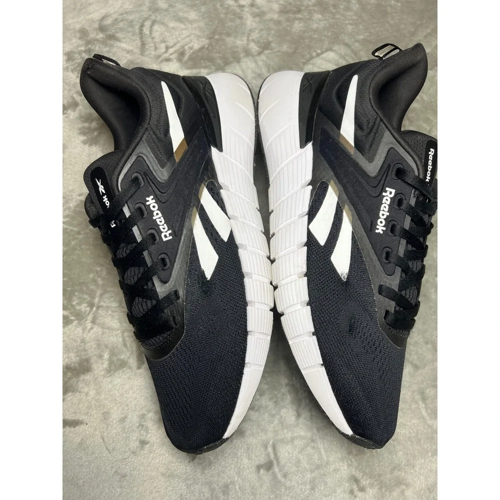 Reebok Nano Gym Men's Cross Training Shoes Size 11 Black White Athletic Sneakers